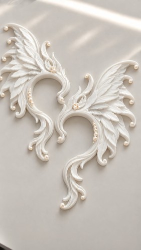 Engelflügel ohrschmuck - engelflügel,