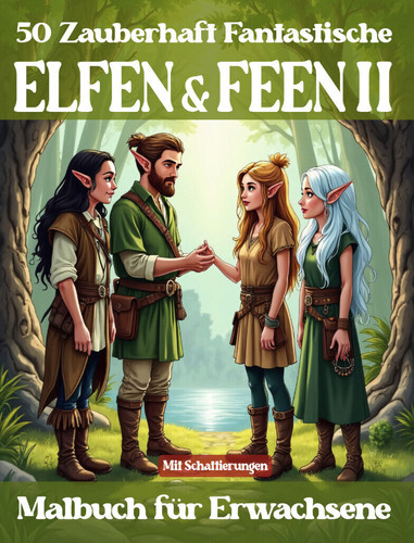 Malbuch erwachsene elfen - malbuch,