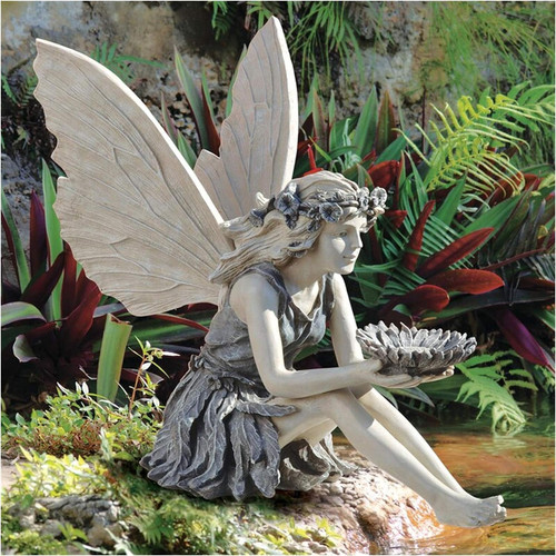 Gartendeko ornament sitzen - gartendeko,