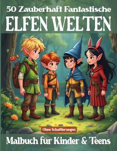 Feen elfen malbuch - feen, ab